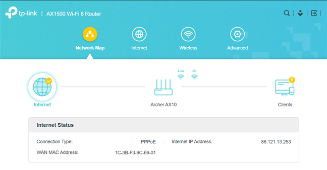 The firmware on the TP-Link Archer AX10