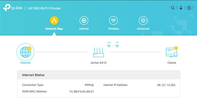 The firmware on the TP-Link Archer AX10