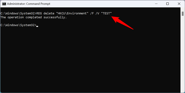 How to unset an environment variable in Windows using Command Prompt