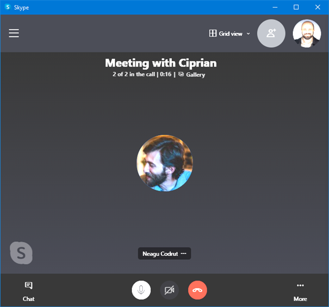 Joining a Skype meeting