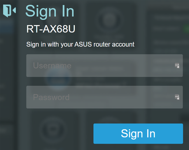 Login to your ASUS router or mesh Wi-Fi