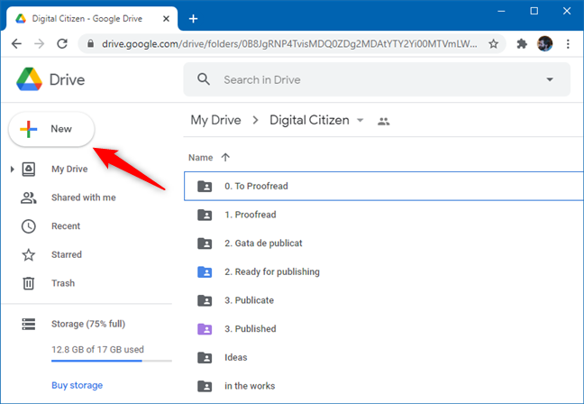 5 ways to upload files to Google Drive - Digital Citizen