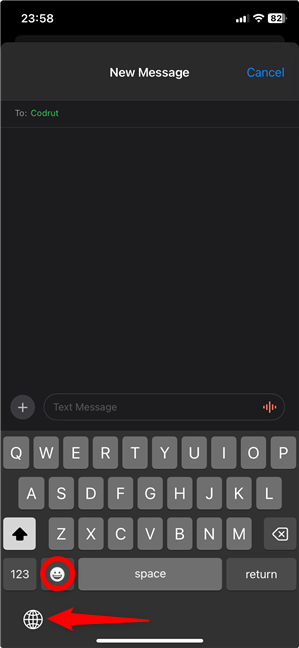 The iPhone keyboard changes when you add another language to it