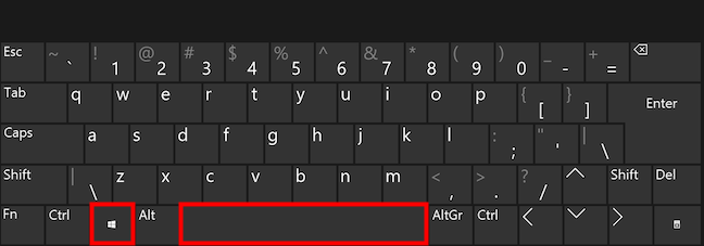 How to change the language on keyboard using Win + Spacebar