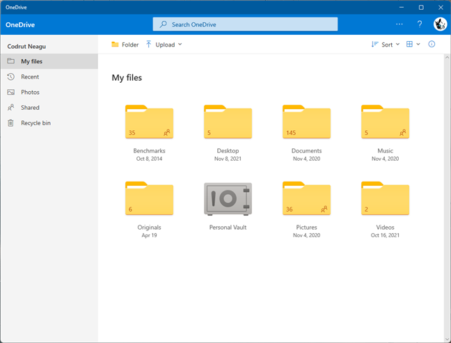 Microsoft Store OneDrive app for Windows 11