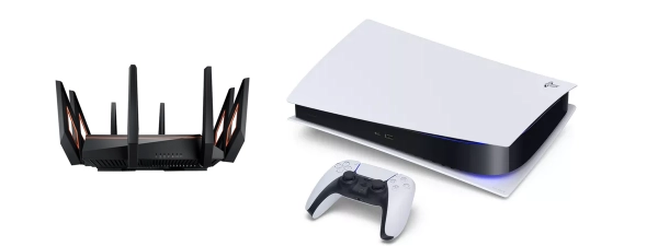 Sony PS5 with ASUS Wi-Fi 6