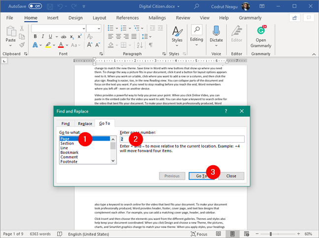 How to delete a page in Word (6 ways) - Digital Citizen