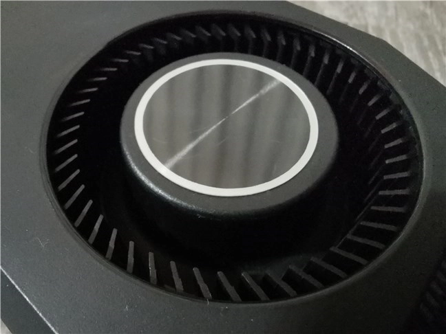 The blower fan used by the ASUS Turbo GeForce RTX 3070
