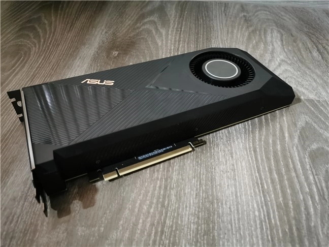 A view of the ASUS Turbo GeForce RTX 3070
