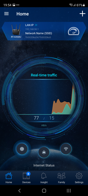 Manage your router from the ASUS Router app