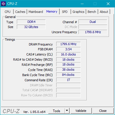 Details shown by CPU-Z