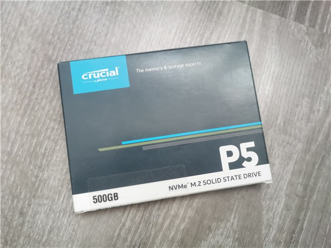 The package of the Crucial P5