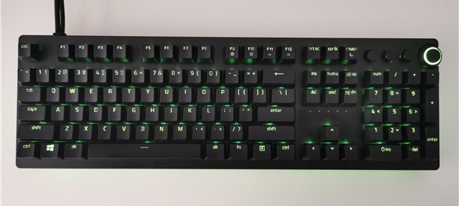 Razer Huntsman v2 Analog without the wrist pad