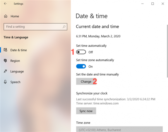 How to change time on Windows 10 (and related settings)