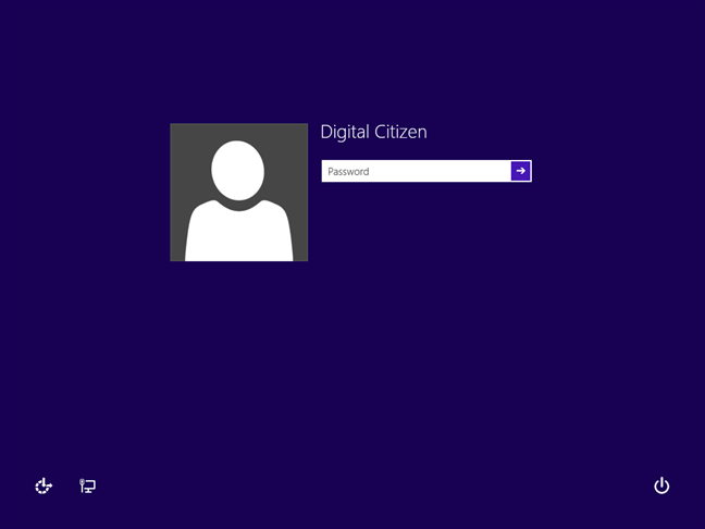 Windows 8.1 sign-in screen