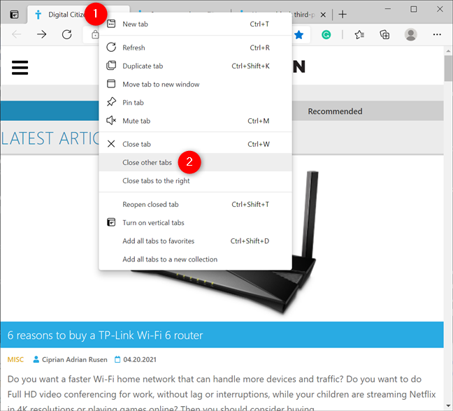 12 Ways To Manage Tabs In Microsoft Edge Digital Citizen 12 Ways To Manage Tabs In Microsoft Edge Digital Citizen