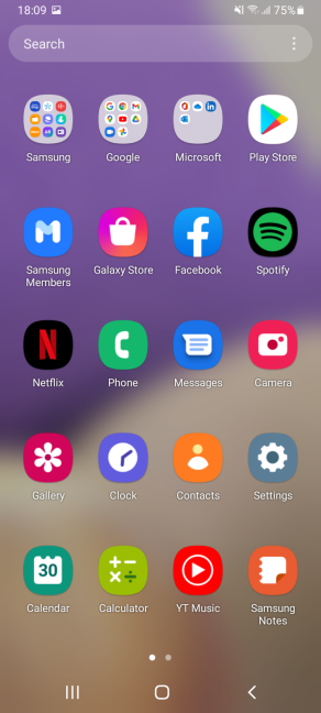 All the apps available on the Samsung Galaxy A32 5G