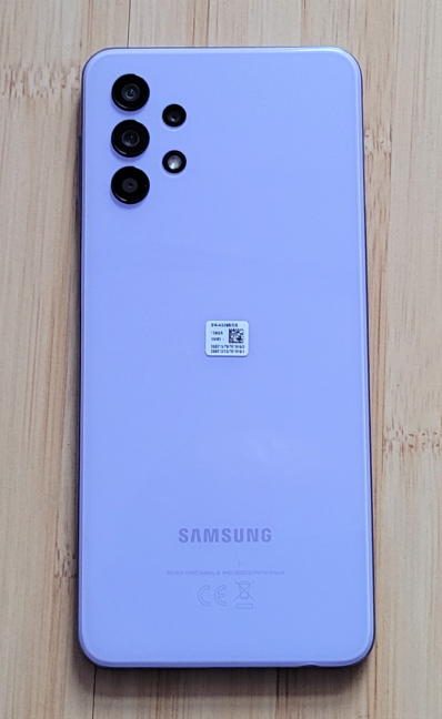 Samsung Galaxy A32 5G: The cameras on the back