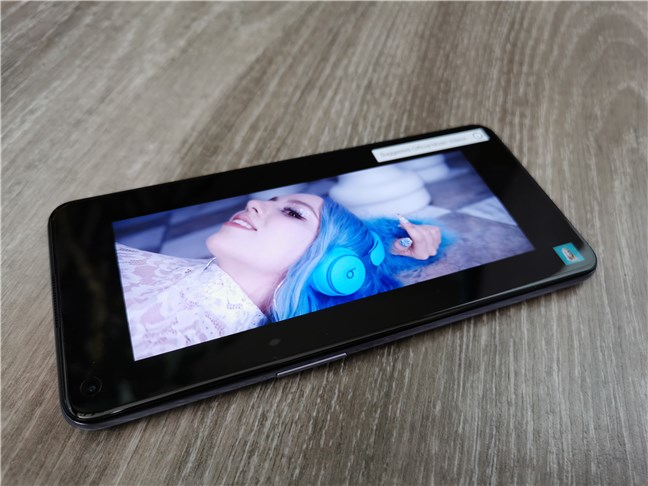 Watching YouTube on OnePlus 9