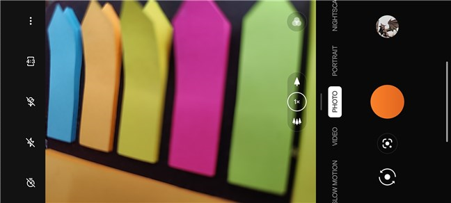 OnePlus 9: the Camera app