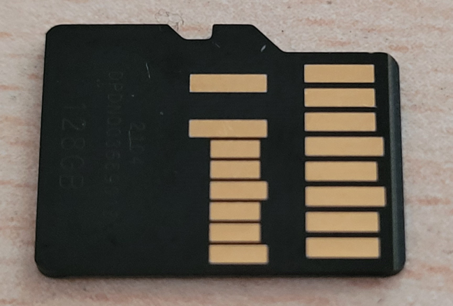 UHS-II class microSD cards have a second row of pins