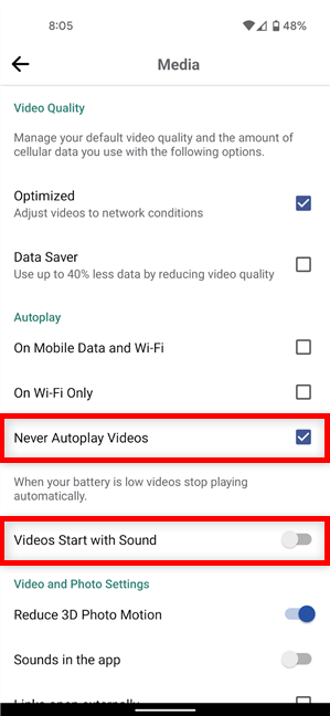 How to turn off sounds in the Facebook app when it comes to the videos in your feed