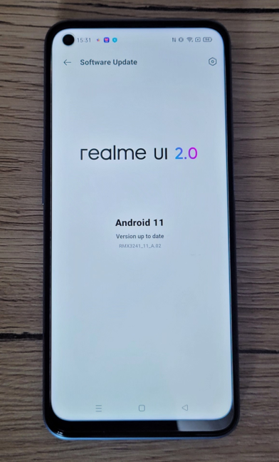 The phone comes with Android 11 and realme UI 2.0