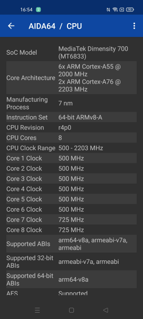 The SoC inside the realme 8 5G