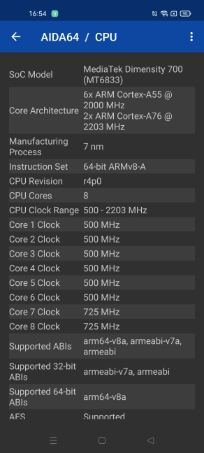 The SoC inside the realme 8 5G