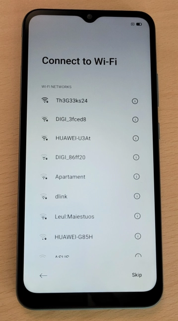 realme C21 connects only to Wi-Fi 4