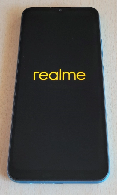 Turning on the realme C21