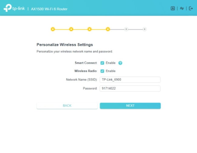 Personalize the wireless settings on the TP-Link router