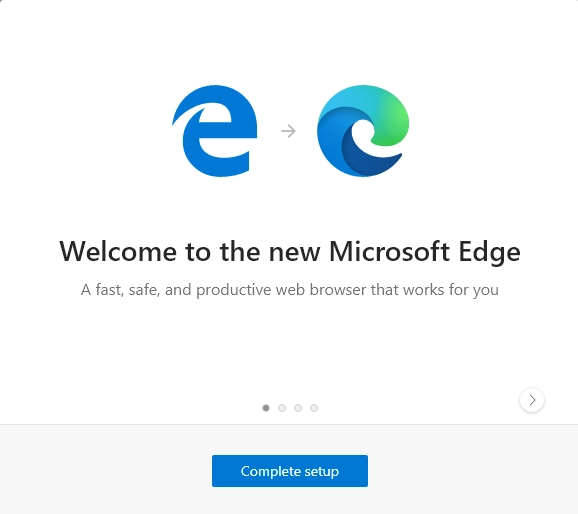The legacy Microsoft Edge has been removed from Windows 10