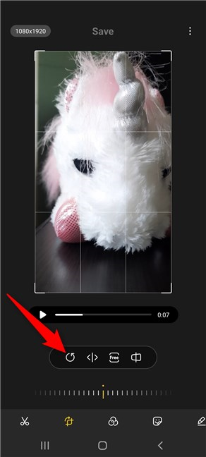 How to rotate videos on Android with Samsung's Gallery app