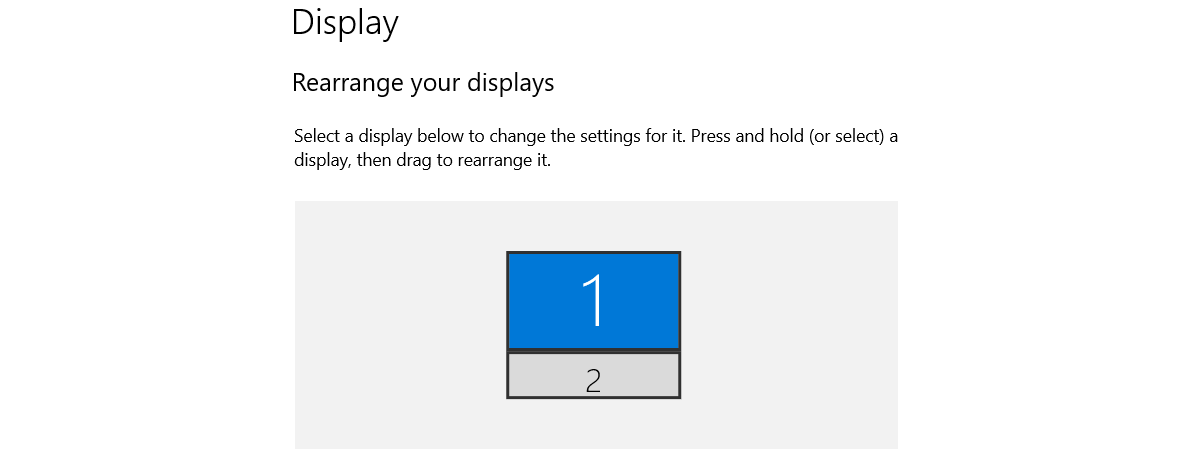 Display settings