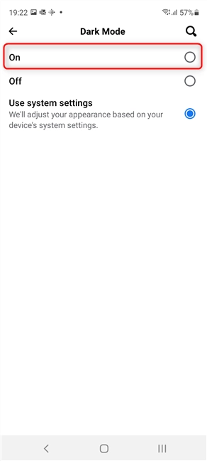 Enable Dark Mode in Facebook for Android
