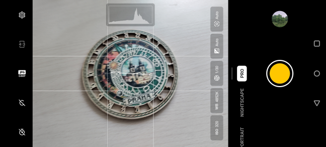 The Camera app on the OnePlus Nord CE 5G