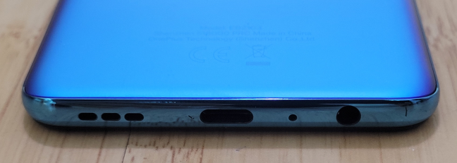 OnePlus Nord CE 5G - the bottom bezel