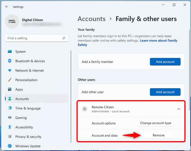 How to Add & Remove an Account 