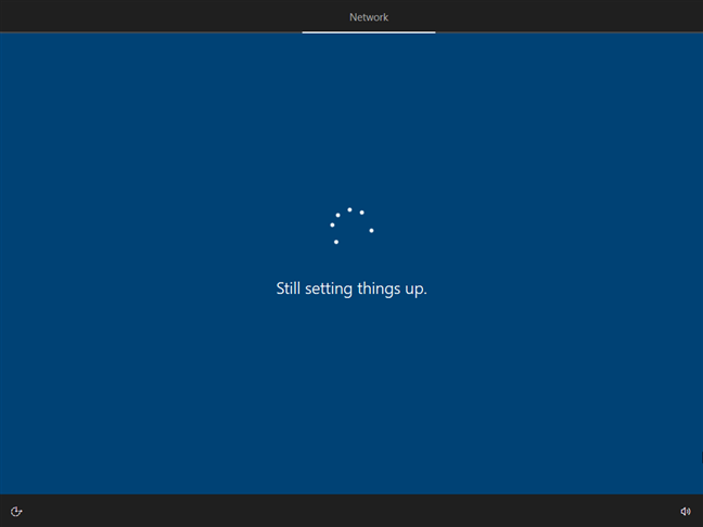 The setup checks for Windows 10 updates