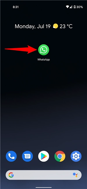 Drag and drop a shortcut to another location