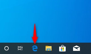 The icon for the legacy version of Microsoft Edge