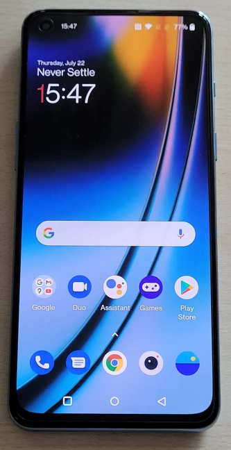 OnePlus Nord2 5G has an AMOLED display
