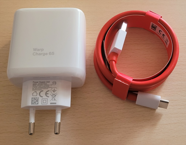 The 65W Warp charger