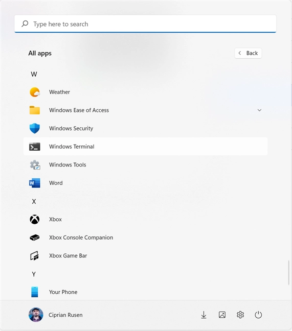 Windows 11 comes with Windows Terminal preinstalled