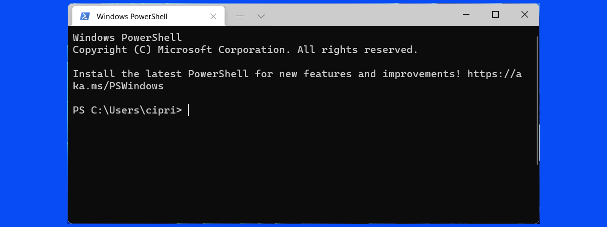 How to switch between CMD and PowerShell in Windows Terminal