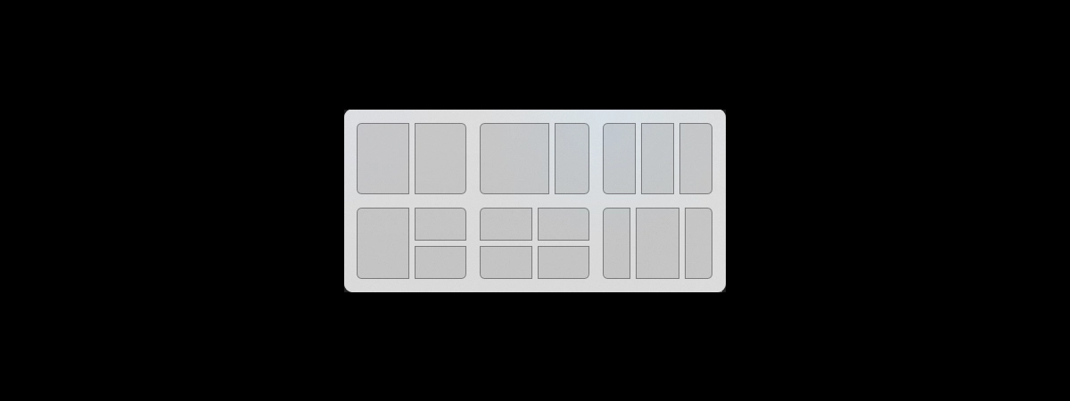 Snap layouts
