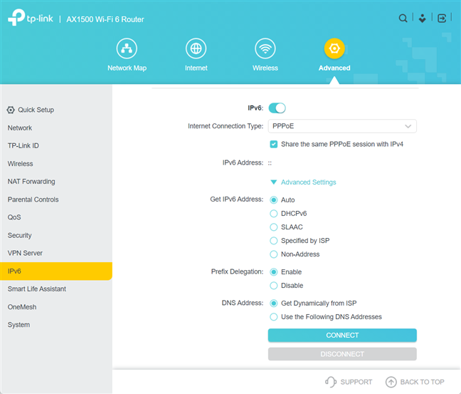 Customize how IPv6 works on your TP-Link router