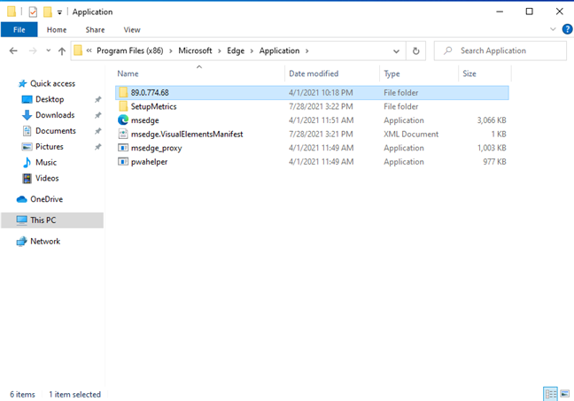 Open File Explorer and browse to Program Files