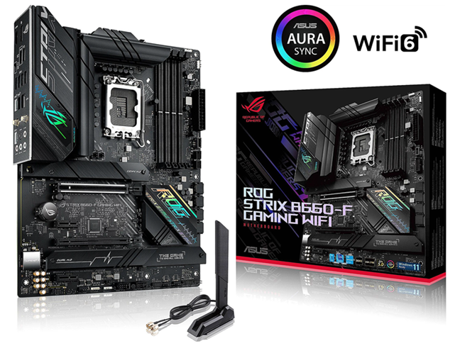 ASUS ROG Strix B660-F Gaming WiFi offers Wi-Fi 6 connectivity